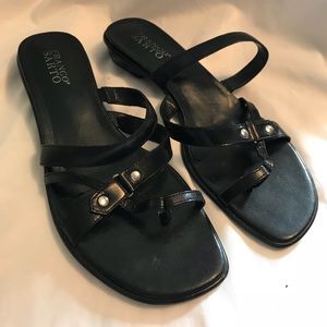 NWT Franco Sarto size 9.5 Black sandals